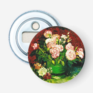Van Gogh Peonies and Roses Bottle Opener