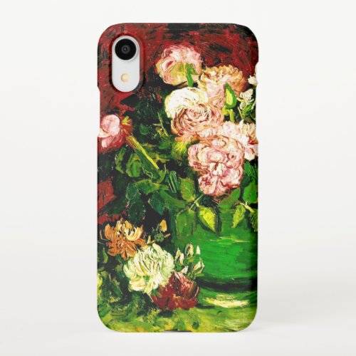 Van Gogh Peonies and Roses iPhone XR Case