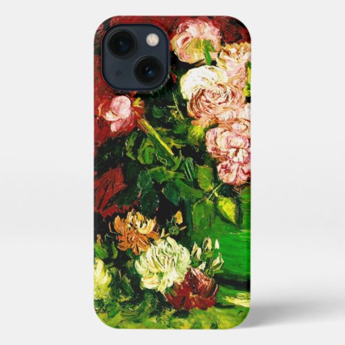 Van Gogh Peonies and Roses iPhone 13 Case