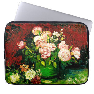 Van Gogh Peonies and Roses Laptop Sleeve