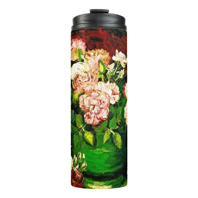 Van Gogh Peonies and Roses Thermal Tumbler (Front)