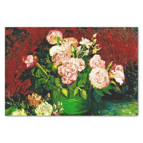 Van Gogh Peonies and Roses Tissue Paper