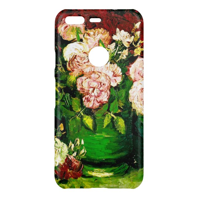 Van Gogh Peonies and Roses Uncommon Google Pixel Case (Back)