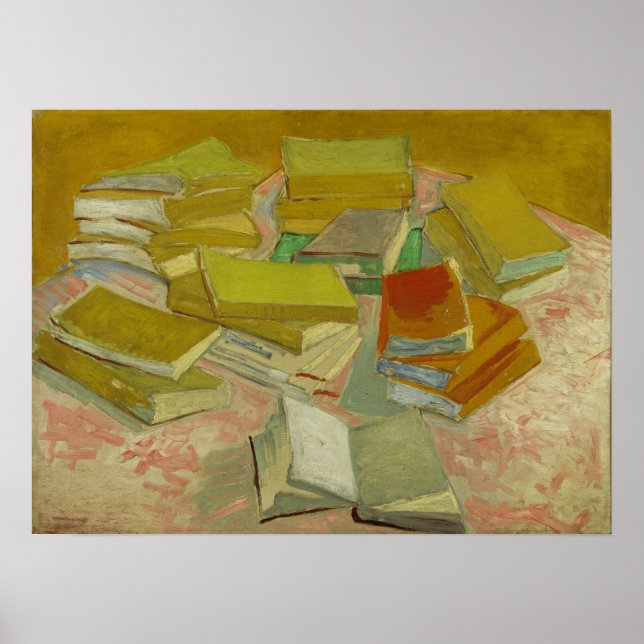 Van Gogh - Piles Of French Novels Poster (Front)