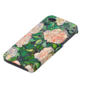 Van Gogh Pink Roses iPhone 4 iPhone Case (Bottom)