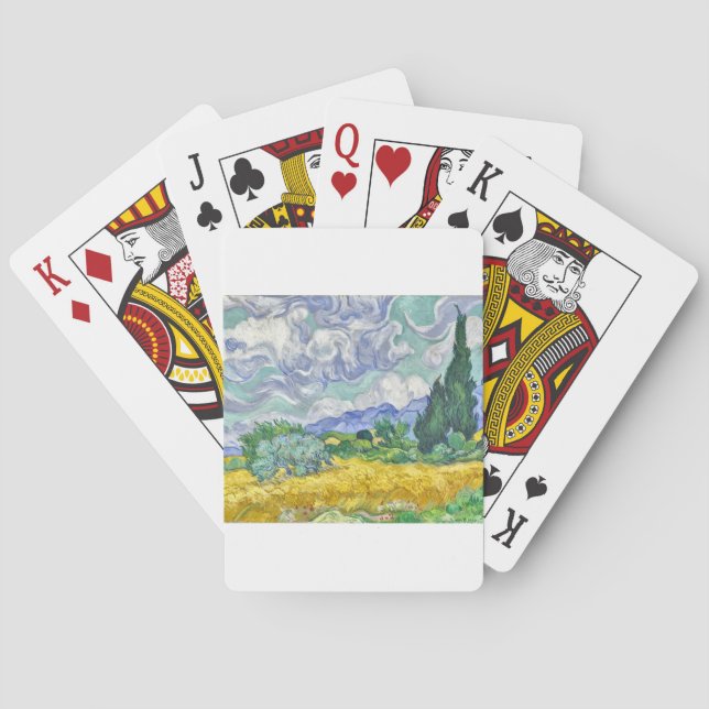 Van gogh poker cards (Back)