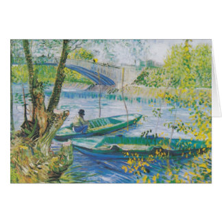 Van Gogh: Pont de Clichy (blank inside) Cards
