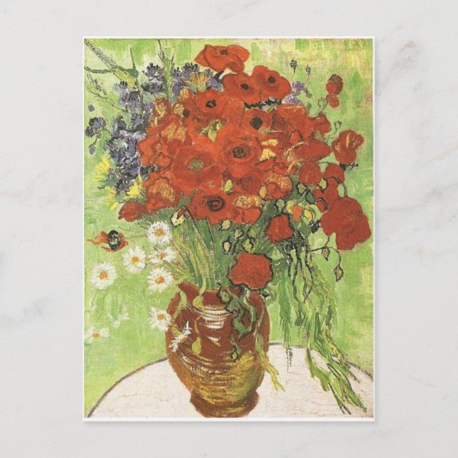 Van Gogh Poppies Postcard (Front)