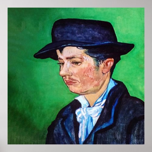 Van Gogh Portrait of Armand Rouin Poster