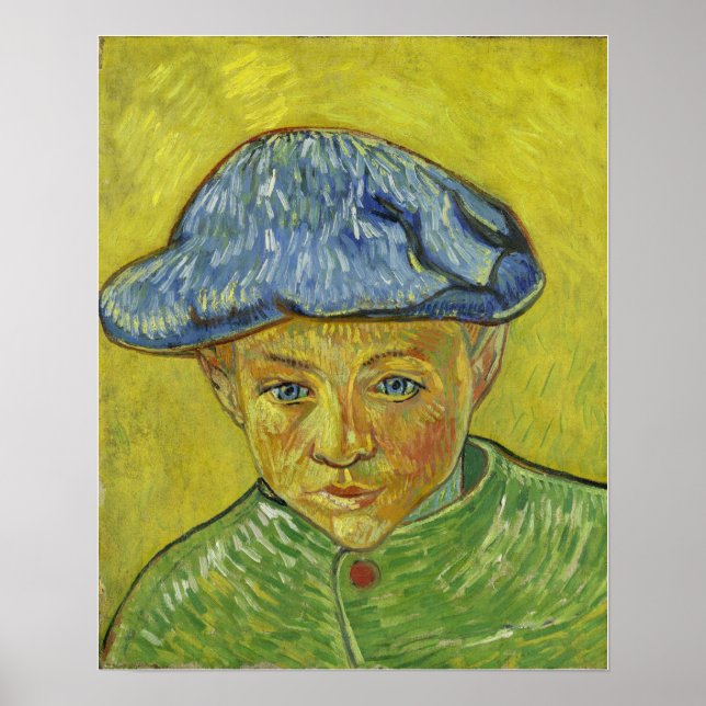 Van Gogh - Portrait Of Camille Roulin Poster (Front)
