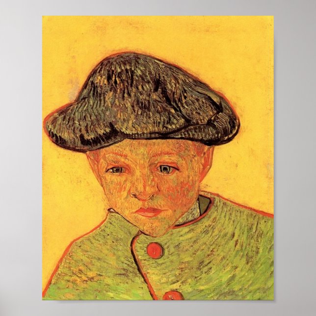 Van Gogh - Portrait of Camille Roulin Poster (Front)