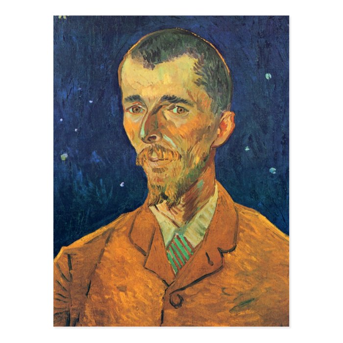 Van Gogh; Portrait of Eugene Boch, Vintage Art Postcards