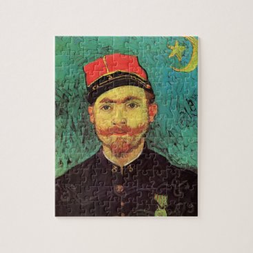 Van Gogh; Portrait of Milliet, Lieutenant Soldier Jigsaw Puzzle Van Gogh; Portrait of Milliet, Lieutenant Soldier Jigsaw Puzzle