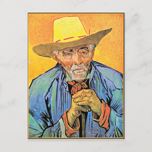 Van Gogh - Portrait of Patience Escalier, 1888 Postcard (Front)