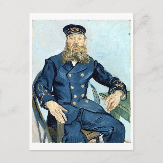 Van Gogh | Portrait of the Postman Joseph Roulin Postcard (Front)