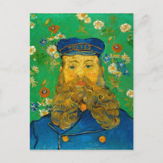 Van Gogh Portrait Postman Joseph Roulin (F439) Postcard