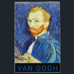 Van Gogh Portraits Calendar<br><div class="desc">Vincent Van Gogh- Dutch Post-Impressionist painter who posthumously became one of the most famous and influential figures in Western art history. In a decade, he created about 2, 100 artworks, including around 860 oil paintings, most of which date from the last two years of his life. They include landscapes, still...</div>