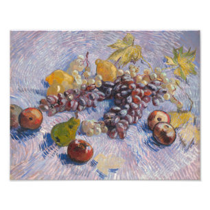 Van Gogh Post-Impressionist Grape Lemons Pears Art Photo Print