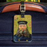 Van Gogh Postman. Portrait impressionism art Luggage Tag<br><div class="desc">Van Gogh "The Postman (Joseph Roulin)" Luggage tag. Yellow portrait impressionism art.</div>