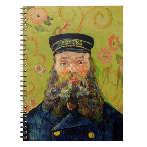 Van Gogh Postman Portrait impressionism art Notebook