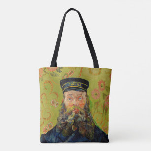 Van Gogh Postman. Portrait impressionism art Tote Bag