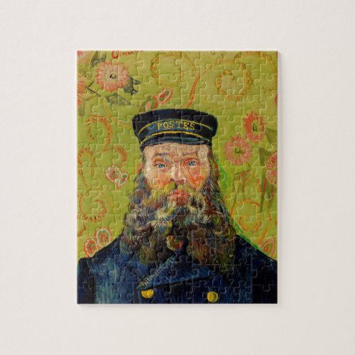 Van Gogh Postman Portrait Painting Old Antique Art Jigsaw Puzzle