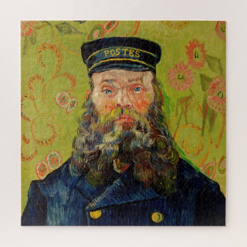 Van Gogh Postman Portrait Painting Old Antique Art Jigsaw Puzzle