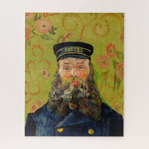 Van Gogh Postman Portrait Painting Old Antique Art Jigsaw Puzzle