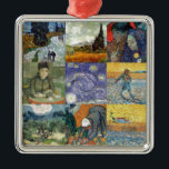 Van Gogh products Metal Ornament<br><div class="desc">Collage of paintings by the famous Dutch painter Vincent van Gogh printed on a variety of products</div>