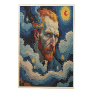 Van Gogh Quadro in wood Wall Art