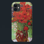 Van Gogh Red Poppies and Daisies iPhone Case<br><div class="desc">Van Gogh Red Poppies and Daises iPhone case. Oil painting on canvas from 1890. A colorful flower painting by Van Gogh, while not as famous as his celebrated vase of sunflowers, this work represents yet another charming entry in the artist’s extensive catalog of floral still lifes. A great gift for...</div>