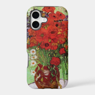 Van Gogh Red Poppies and Daisies iPhone Case