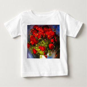 Van Gogh Red Poppies Baby T-Shirt
