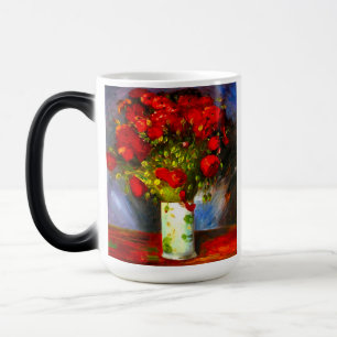 Van Gogh Red Poppies Color Morph Mug