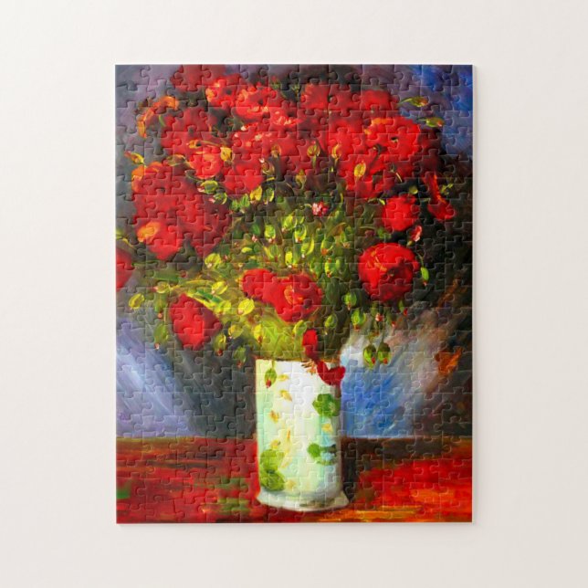 Van Gogh Red Poppies Jigsaw Puzzle (Vertical)
