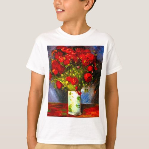 Van Gogh Red Poppies T_Shirt