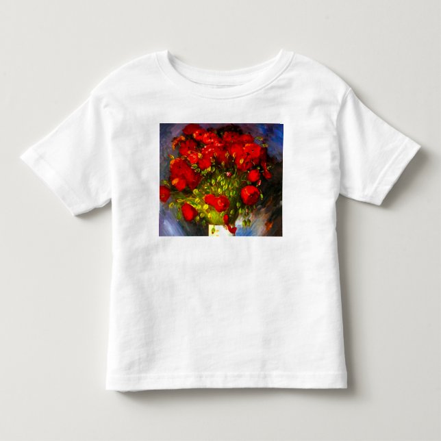 Van Gogh Red Poppies Toddler T-shirt (Front)