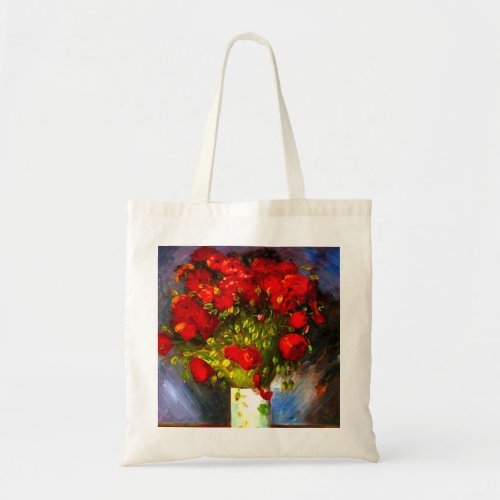 Van Gogh Red Poppies Tote Bag