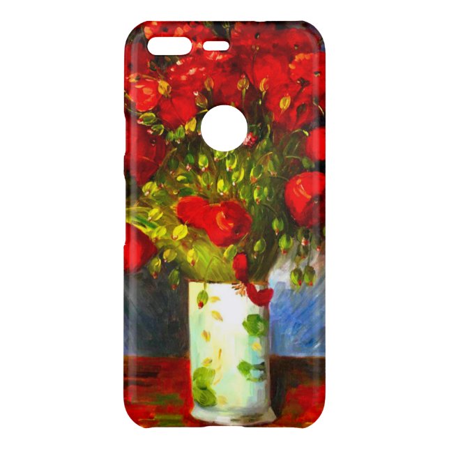 Van Gogh Red Poppies Uncommon Google Pixel Case (Back)