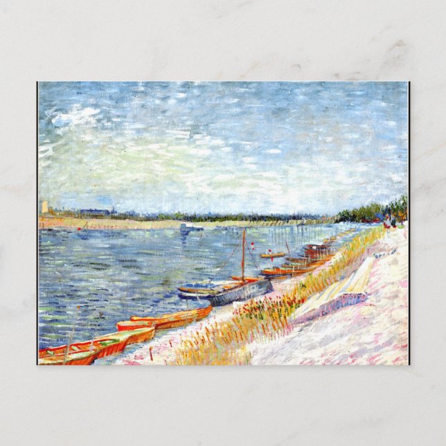 Van Gogh - River Landscape Postcard (Front)