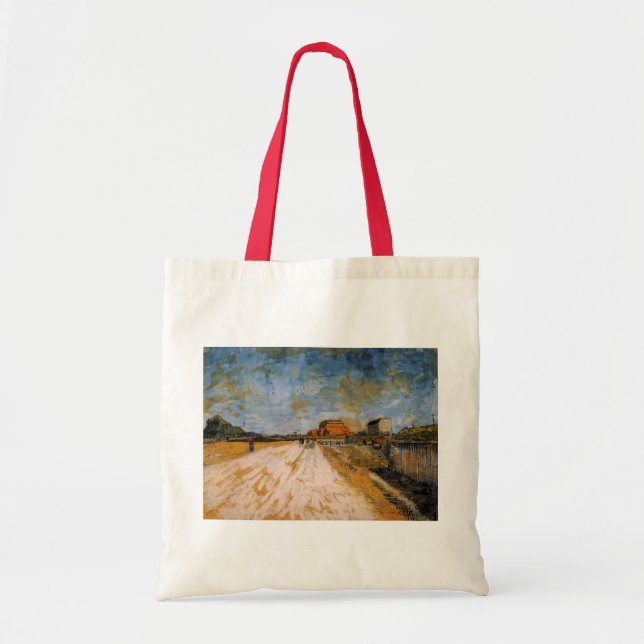 Van Gogh Road Running Beside the Paris Ramparts Tote Bag (Front)
