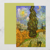 Van Gogh: Road with Cypress and Star (Front/Back)