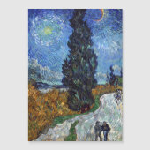 Van Gogh Road With Cypresses Impressionism (Front)