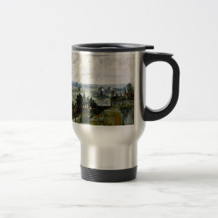 Van Gogh - Roofs of Paris Travel Mug