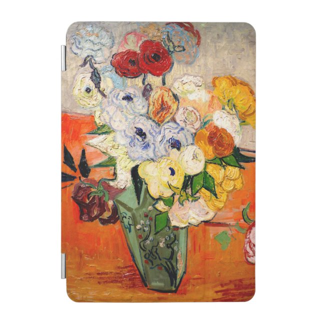 Van Gogh Roses and Anemones iPad Mini Cover (Front)