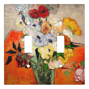 Van Gogh Roses and Anemones Light Switch Cover