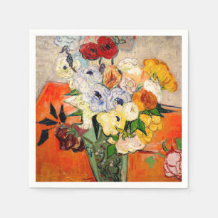 Van Gogh Roses and Anemones Napkins