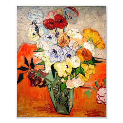 Van Gogh Roses and Anemones Photo Print