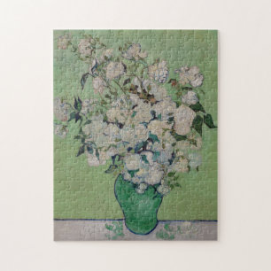 Van Gogh Roses Floral Painting Jigsaw Puzzle