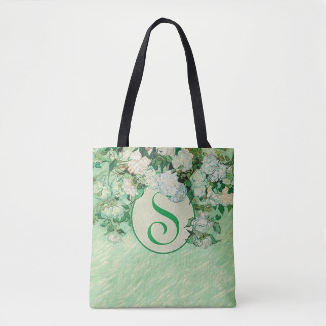 Van Gogh Roses Tote Bag (Front)